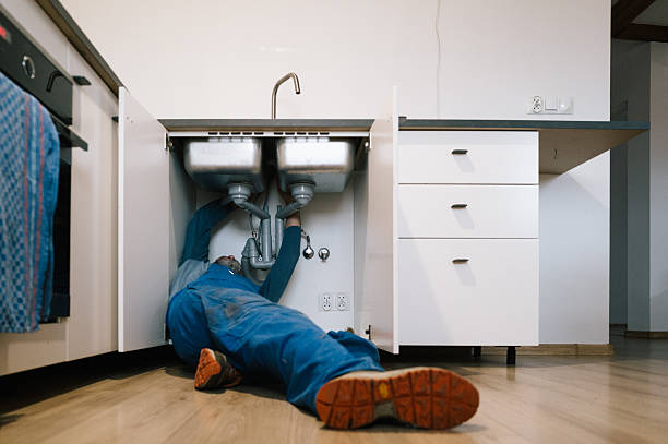 Professional Drain Cleaning technician working in Bristol, IN
